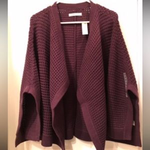 Purple Old Navy Sweater Poncho BNWT Size XS (fits a S & probably a M as well)